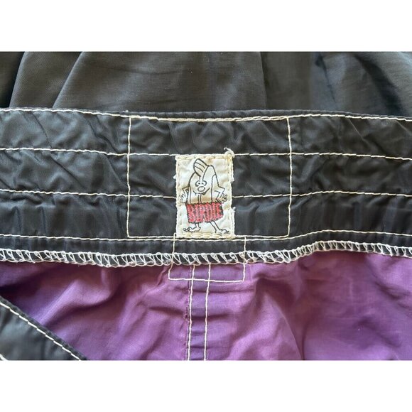 BIRDWELL BEACH BRITCHES Swim Trunks Shorts Mens Size 28 Navy Blue Drawstring - Picture 6 of 7